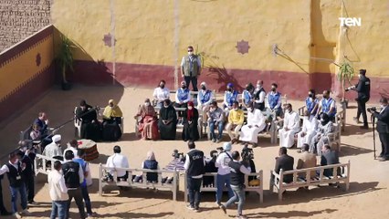الرئيس الأب.. حوار من القلب بين الرئيس وأهالي قرية غرب أسوان