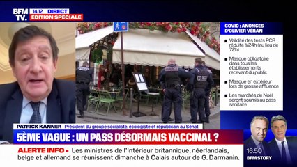 Patrick Kanner (PS) "regrette" que le gouvernement ne mette pas en place la vaccination obligatoire