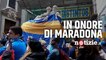 Napoli, tifosi del Boca sfilano per Maradona a un anno dalla morte: il centro diventa Buenos Aires