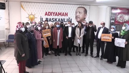 AK Parti'li kadınlardan "kadına şiddet"e tepki