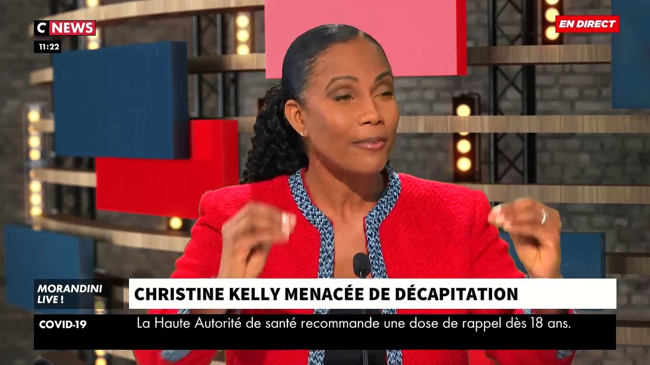 Christine Kelly raconte dans "Morandini Live" sa vie quotidienne sous protection depuis plusieurs mois en raison des menaces qu'elle reçoit - VIDEO