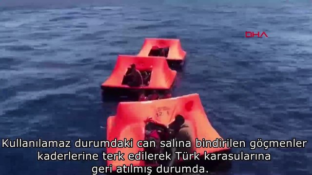 Yunan tarafı göçmenlere ateş açarken görüntülendi