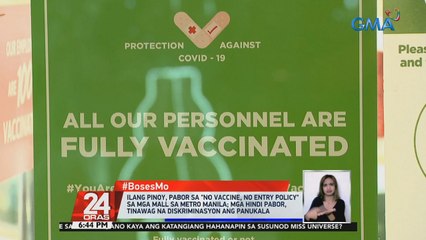 #BOSESMO: "No Vaccine, No Entry Policy" sa mga mall sa Cebu City, ipapatupad simula January 1, 2022 | 24 Oras
