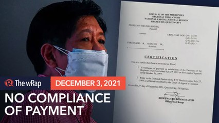 Court: No record of Marcos complying with tax judgment