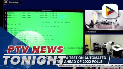 Comelec conducts a test on automated election system ahead of 2022 polls l via @Karen Villanda