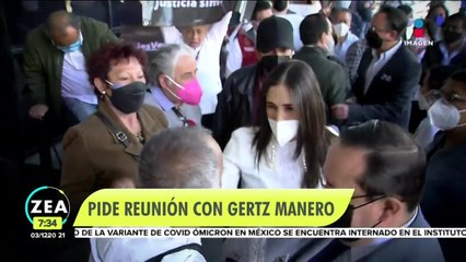 Hija de Rosario Robles pide reunión con Gertz Manero