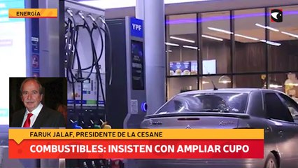 Combustibles: insisten con ampliar cupo