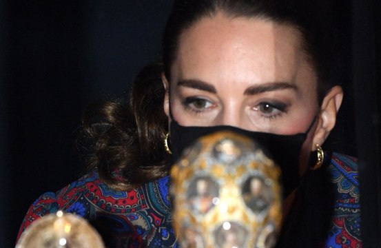Duchess Catherine visits V&A museum and views largest collection of Faberge imperial eggs assembled in a generation