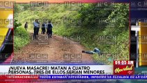 ¡Nueva Masacre en Honduras! Ejecutadas encuentran a cuarto personas en Santa Cruz de Yojoa