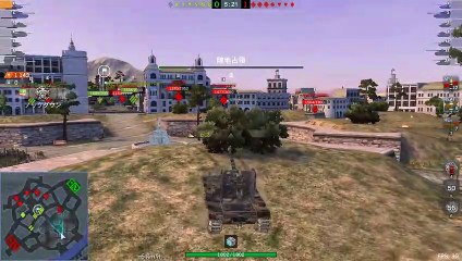 【WoTBlitz：Grille 15】 1vs4の逆転 By: Xx_pokenyan_xX