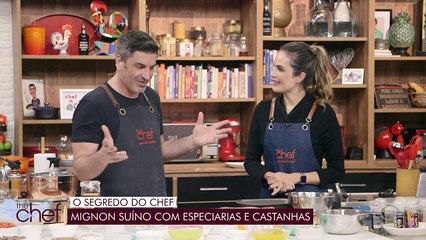 MIGNON SUÍNO COM ESPECIARIAS E CASTANHAS