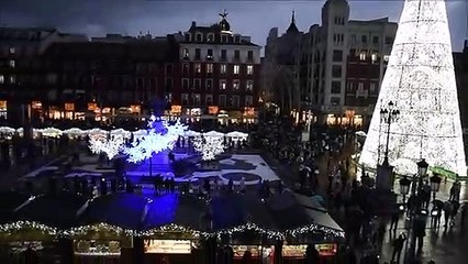 Inauguración de la iluminación navideña en Valladolid