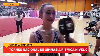Comenzó el nacional de gimnasia ritimica clase c en el Finito Gehrmann de Posadas