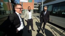 Minister i spritny gasbus diskuterede fremtidens trafik | Nordjyllands Trafikselskab | Ole Birk Olesen | Aalborg | 29-03-2019 | TV2 NORD @ TV2 Danmark