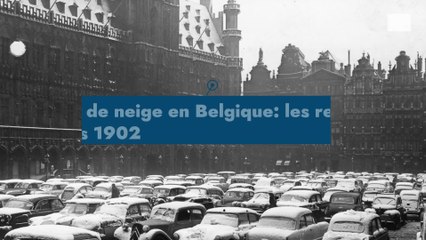 Chute de neige : les records en Belgique