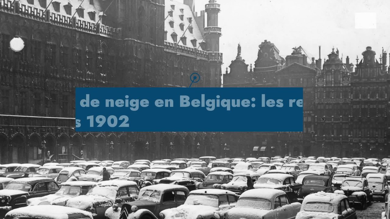 Chute de neige : les records en Belgique