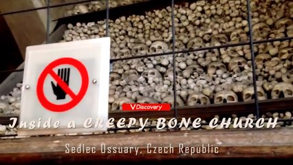 Inside a CREEPY BONE CHURCH - Sedlec Ossuary, Czech Republic