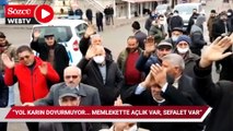 Ardahanlılar, AKP'li siyasetçilere seslendi: Yol karın doyurmuyor... Memlekette açlık var, sefalet var, zulüm var!