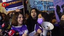 Ankara'da kadınlar 25 Kasım'da şiddete karşı alanlardaydı