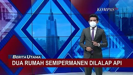 Dua Bangunan Rumah Ludes Terbakar, Pemilik Rumah Hanya Bisa Menangis dan Pasrah