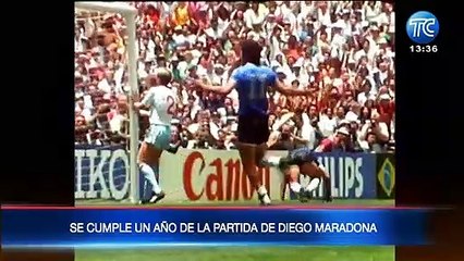 Se cumple un año de la partida de Diego Maradona