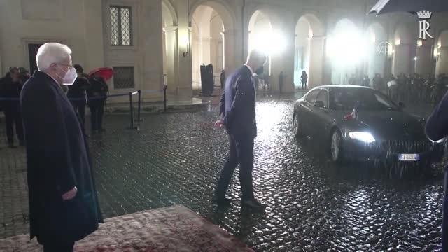 Fransa Cumhurbaşkanı Emmanuel Macron İtalya'da