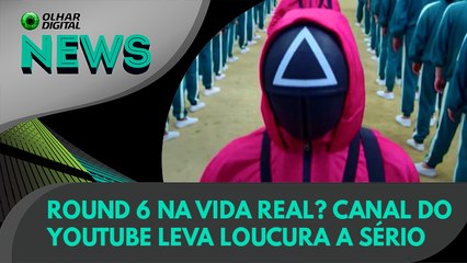 Ao Vivo | Round 6 na vida real? Canal do YouTube leva loucura a sério | 25/11/2021 | #OlharDigital