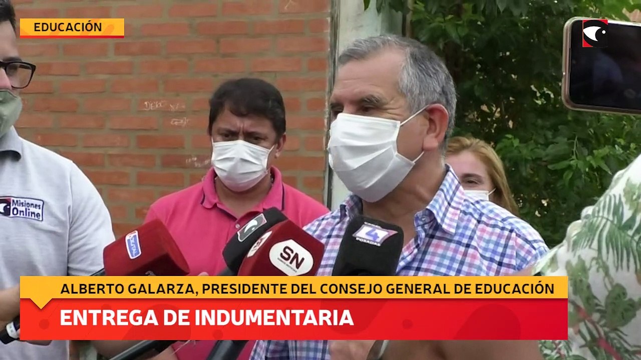 Entrega de indumentaria