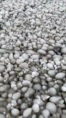 Perfect Conditions Create Unique Ice Formations on Frozen Lake