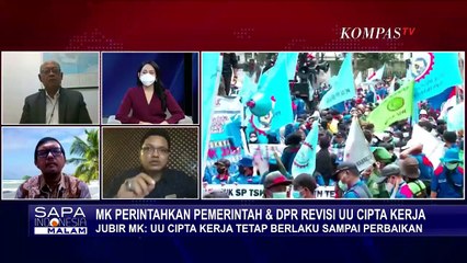 下载视频: Mahkamah Konstitusi Perintahkan Pemerintah dan DPR Revisi UU Cipta Kerja