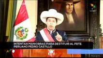 teleSUR Noticias 17:30 25-11: Intentan maniobras para destituir al presidente peruano Pedro Castillo