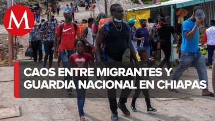 Caos en Chiapas_ Autobuses del INM son insuficientes para transportar a migrantes