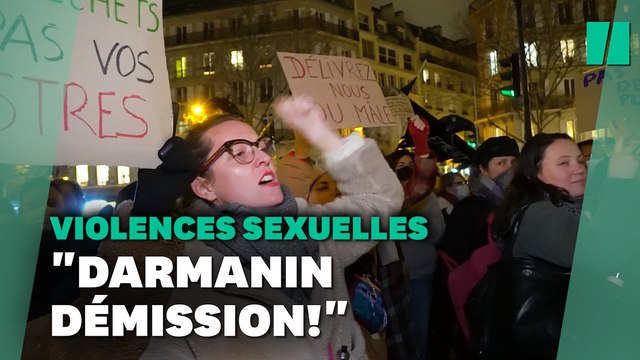 Avec #MeToo politique, la démission de Darmanin réclamée par ces manifestantes