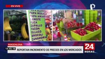 Comerciantes reportan incremento de precios en mercados: 