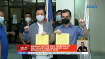 Manila Mayor Isko Moreno at Dr. Willie Ong, negatibo ang resulta sa drug test | UB