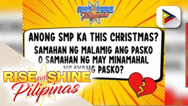 TANONG NG BAYAN | Anong SMP ka this Christmas? Samahan ng Malamig ang Pasko o Samahan ng may Minamahal ngayong Pasko?