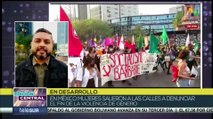 Mujeres mexicanas salieron a las calles a denunciar fin de la violencia de género