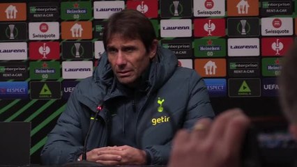 FOOTBALL: UEFA Europa Conference League: Tottenham post-match reaction (Conte)