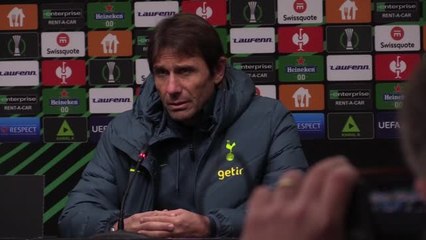 FOOTBALL: UEFA Europa Conference League: Tottenham post-match reaction (Conte)