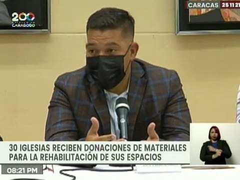 Más de 30 iglesias reciben donaciones de materiales para ser rehabilitadas