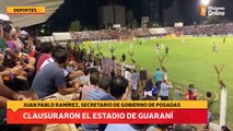 Clausuraron el estadio de Guaraní