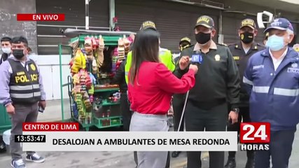 Download Video: Mesa Redonda: desalojan a más de 2000 ambulantes informales