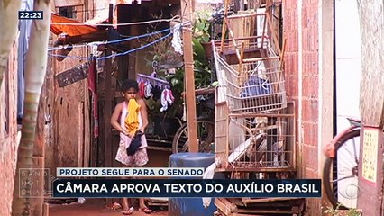 A Câmara dos Deputados aprovou hoje a medida provisória que cria o Auxílio Brasil. O texto precisa ainda ser aprovado pelo Senado até 7 de dezembro para não perder a validade.