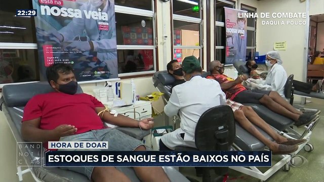 No Dia Nacional do Doador de Sangue, hemocentros de todo o país fizeram um mutirão para incentivar a doação. Estados como São Paulo e Rio de Janeiro estão com estoques baixos.