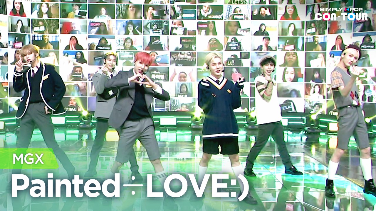 [Simply K-Pop CON-TOUR] MGX (메가맥스) - Painted÷LOVE:) (페인티드 러브) _ Ep.495