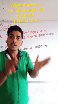 Advantage & Disadvantages of external fertilization | Advantage & Disadvantages of external fertilization in Hindi | Advantage & Disadvantages of external fertilization biology #cityclasses