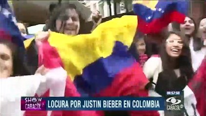 primera visita de Justin Bieber en Bogota