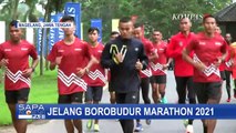 Jelang Borobudur Marathon 2021, Peserta Elite Race Tes Rute di Taman Lumbini Candi Borobudur