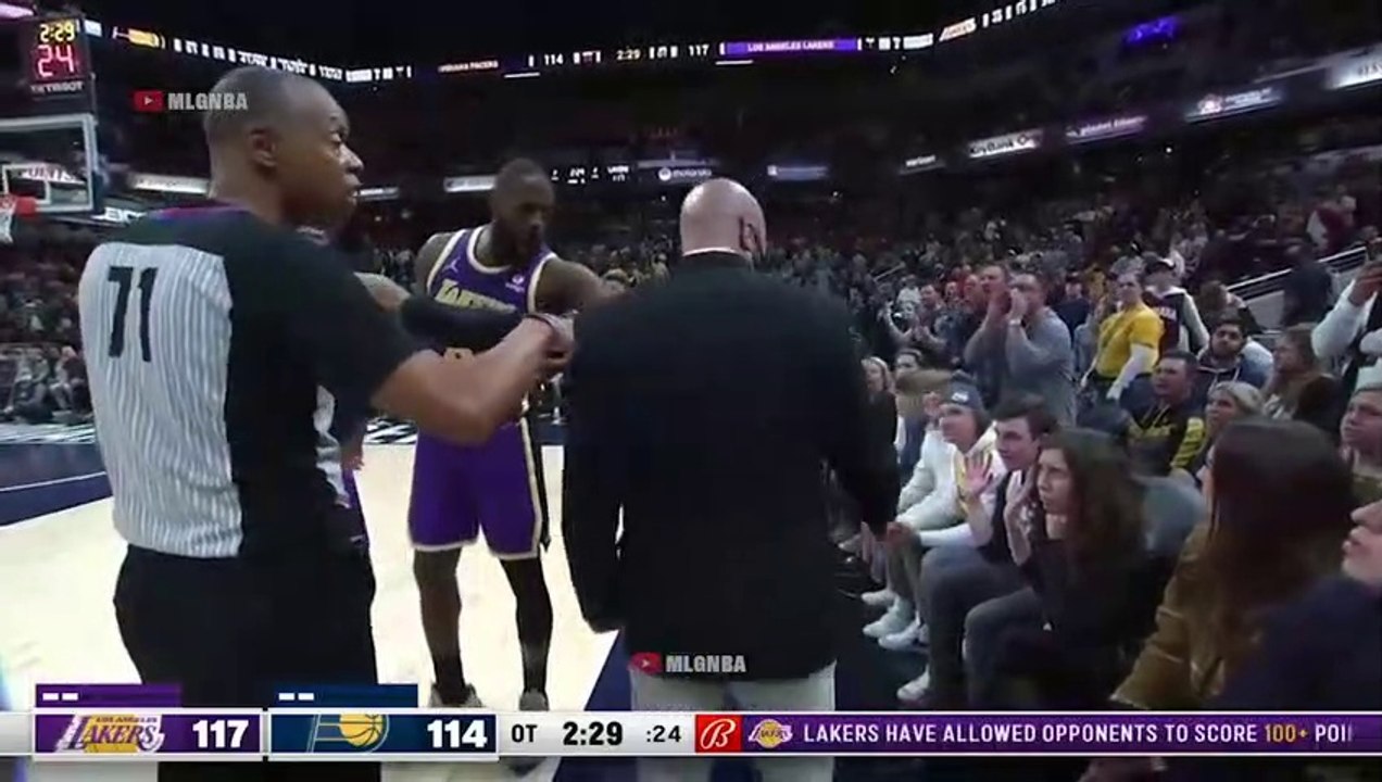 LeBron got these Pacers fans kicked out