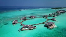 Maldives 4K  _ Beautiful relaxing music   surreal drone footage